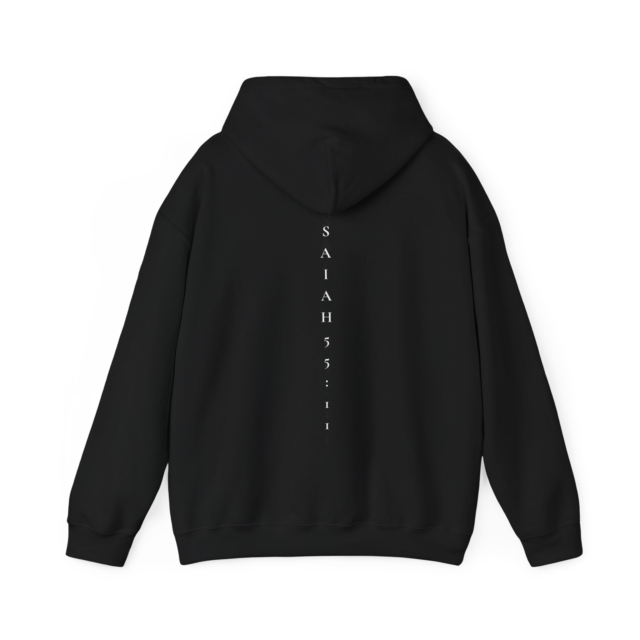 Hoodie — BIHW "By His Word" Christian Hoodie with Isaiah 55:11 Back Script